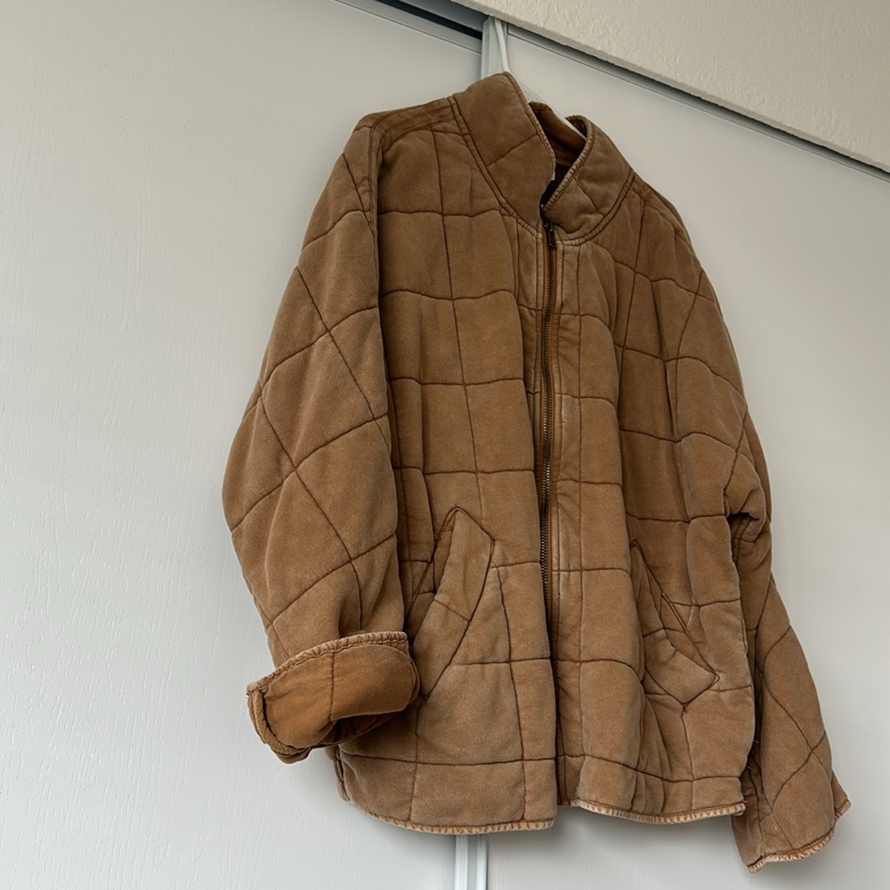 Free People Quilted Coat